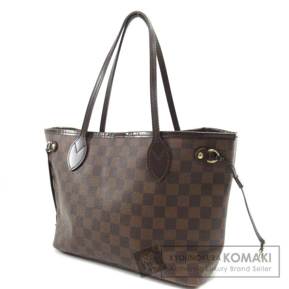 Louis Vuitton Neverfull Tote Bag Damier Canvas Brown